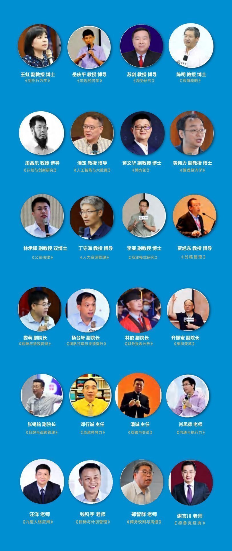 香港亞洲商學院工商管理MBA師資介紹