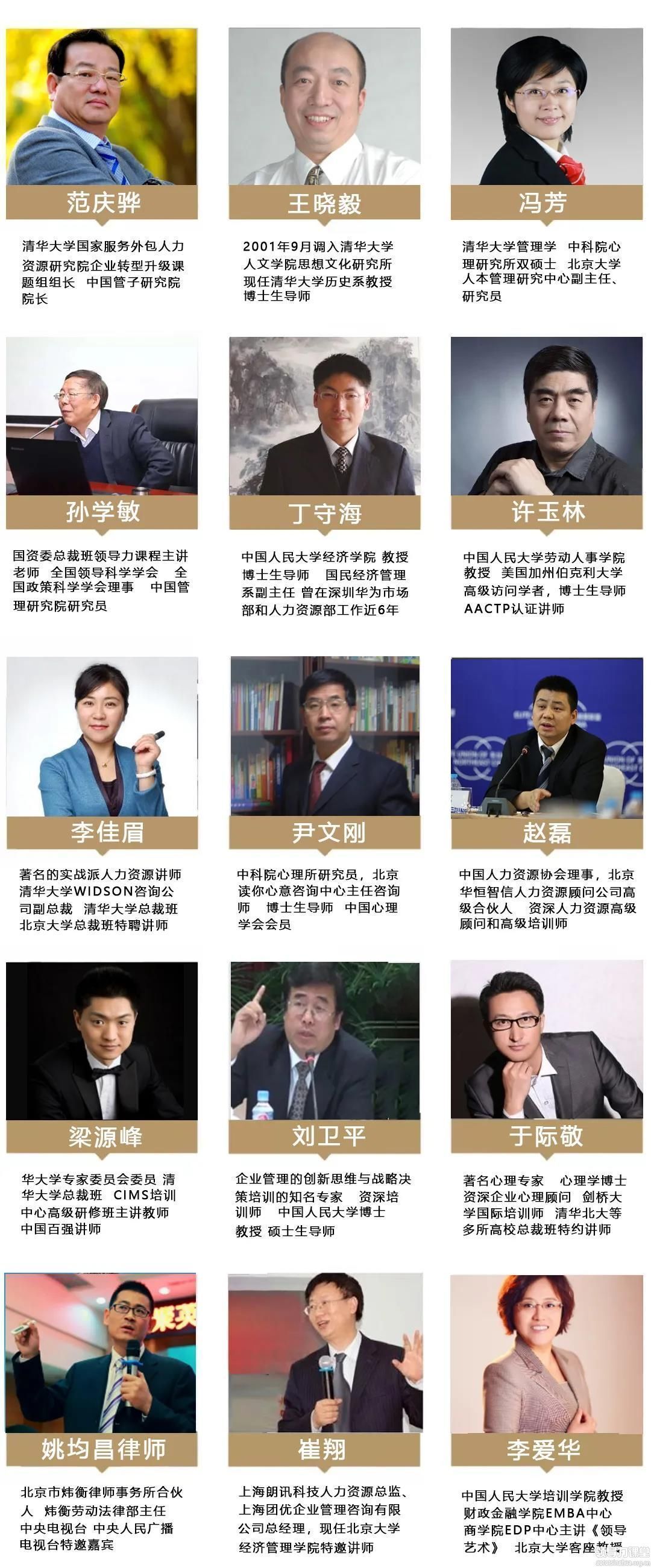 清大高級人力資源實戰研修班
